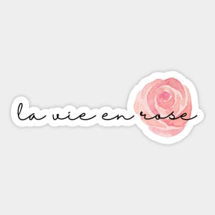 La vie en rose Sticker